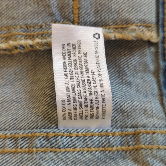 Moosimo supply Co faded denim blue jean jacket size large - Picture 5 of 7